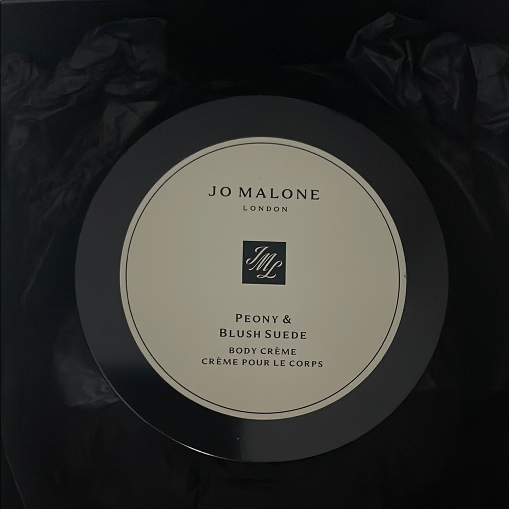 Jo Malone Peony & Blush Suede Body Crème in Black and Cream